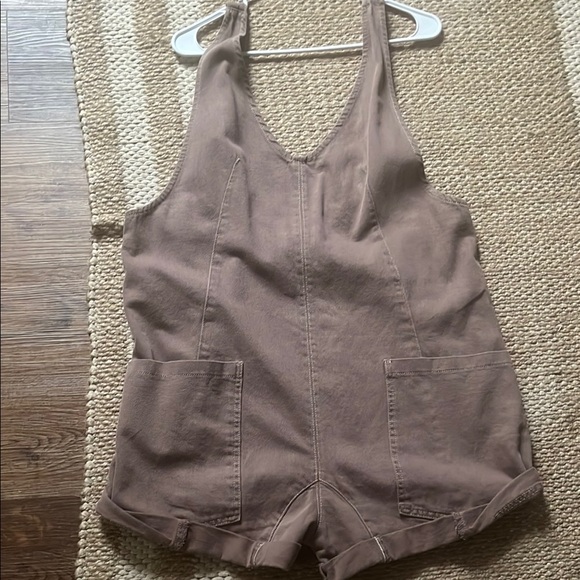 Free People Pants - Free People Tan Women's Sleeveless Romper